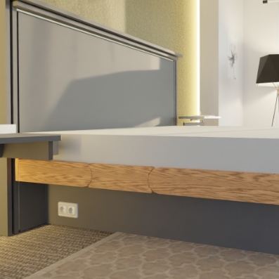 Pondell Short Bett mit Verkürzungsfunktion Redering