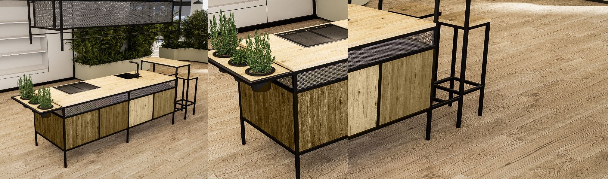 Pondell Vario Stecksystem Küche Detailansicht